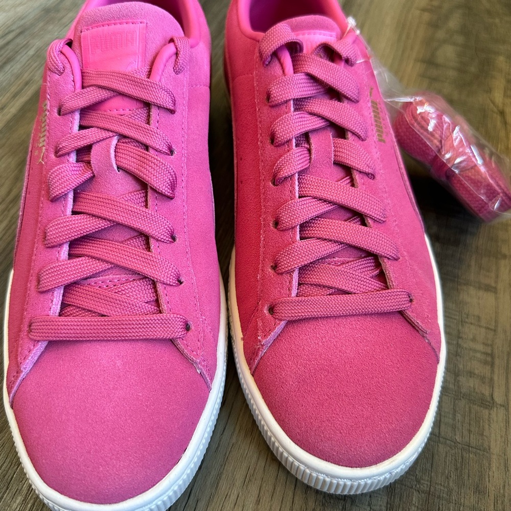 Pink suede Puma